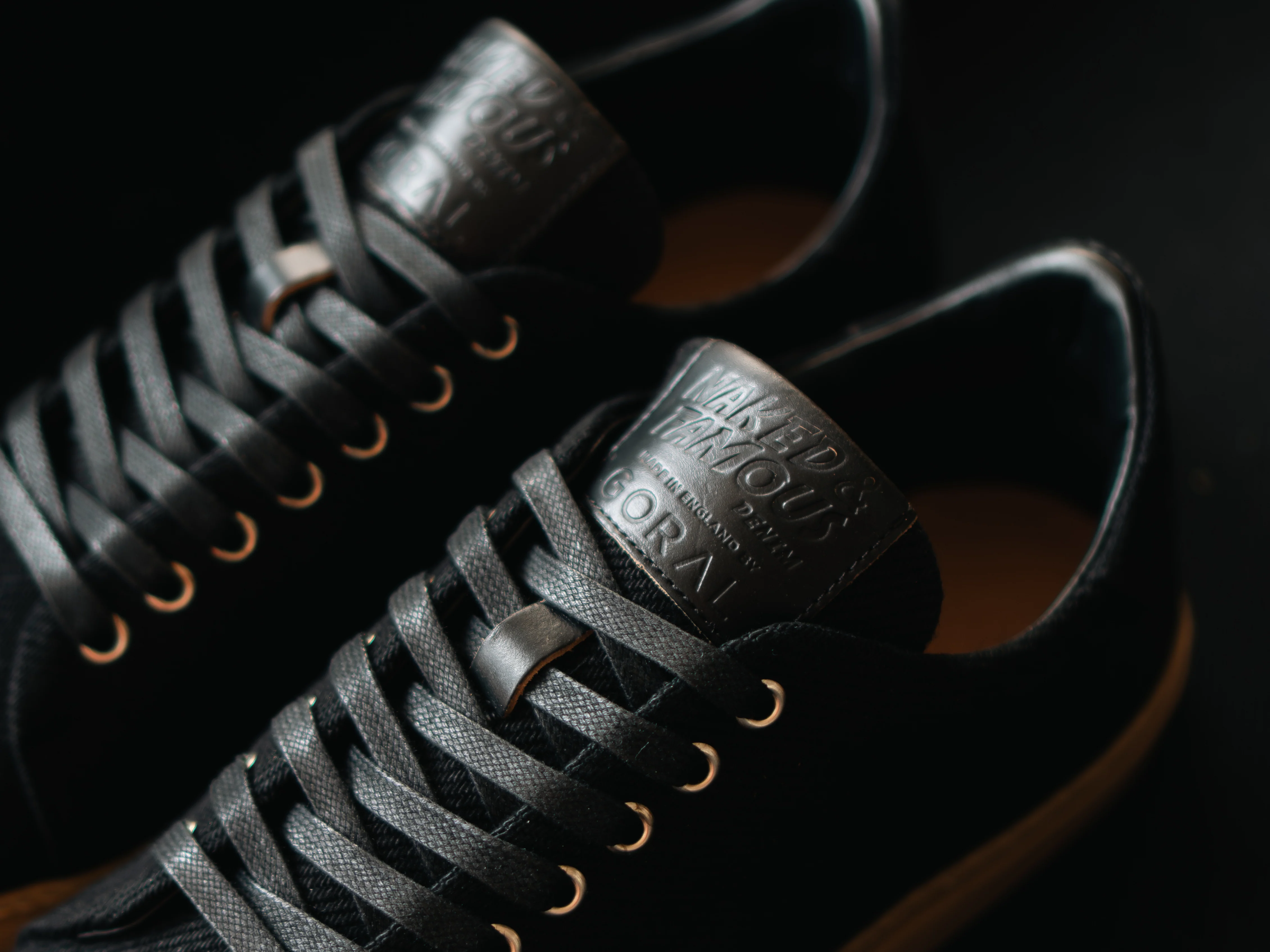 MELLOR GORAL x Naked & Famous Denim Sneakers - 32 oz Japanese Selvedge Denim - Image 6